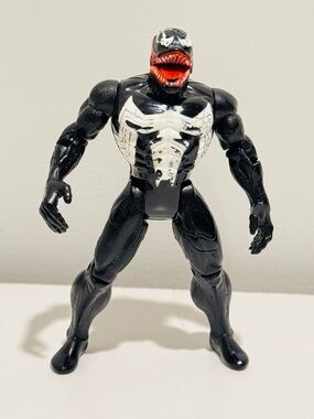 Vintage 1994 Toy Biz Marvel Spider-Man Animated Series Venom Action Figure